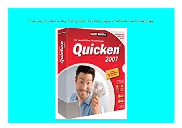 reviews of quicken for mac 2007
